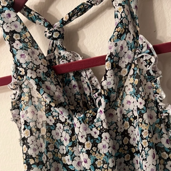 My❤️Se see thru sleeves top size M BOHO - Picture 7 of 12